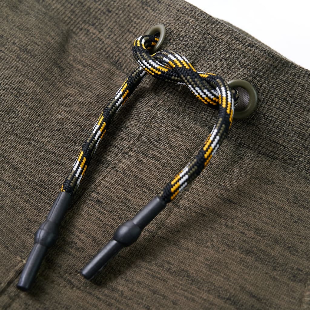 Pantaloni Tuta per Bambini Cachi Scuro Mélange 128 13232