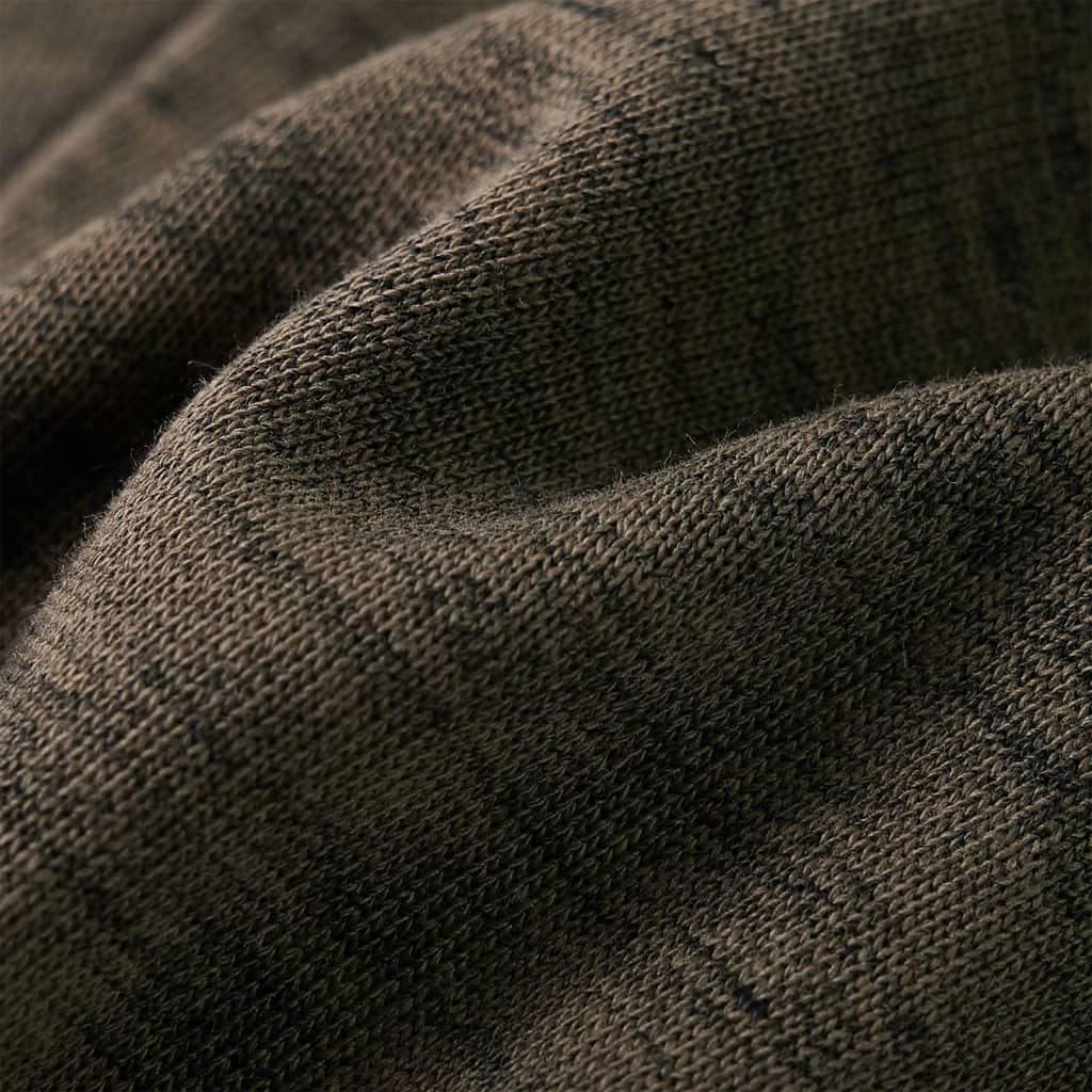 Pantaloni Tuta per Bambini Cachi Scuro Mélange 128 13232