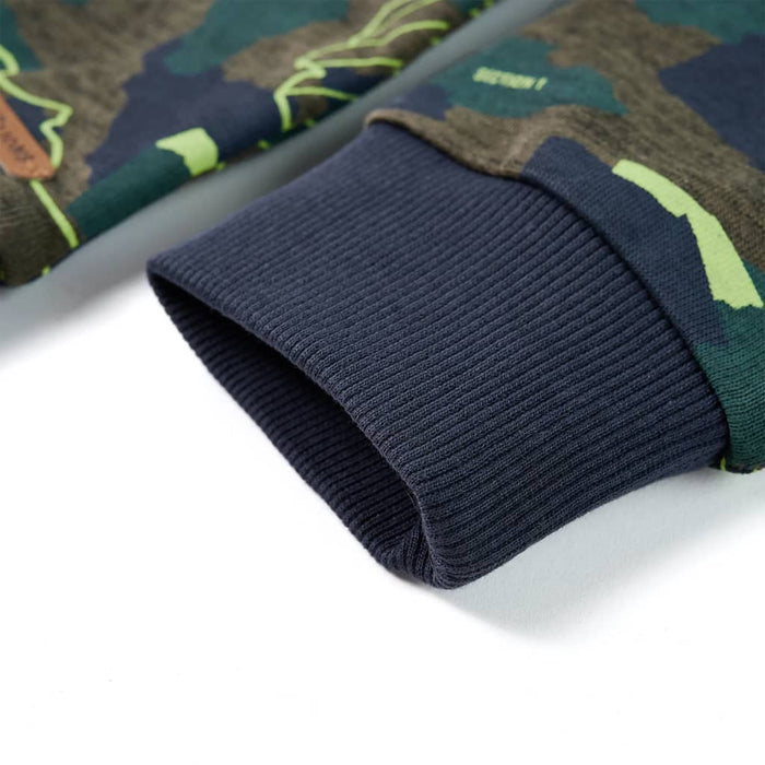 Felpa da Bambino Cachi Scuro Mélange 116 13241