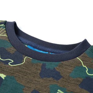 Felpa da Bambino Cachi Scuro Mélange 140 13243