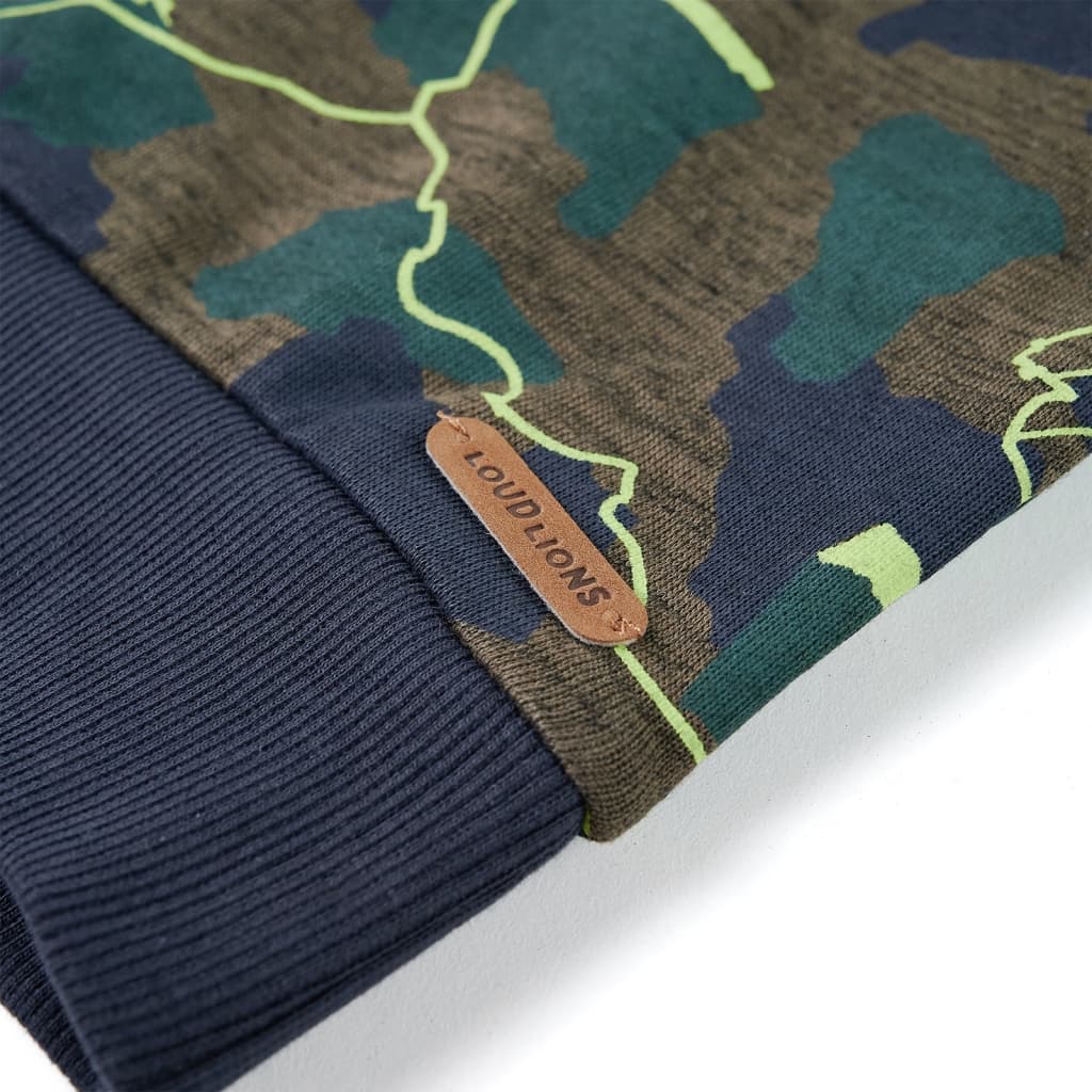 Felpa da Bambino Cachi Scuro Mélange 140 13243