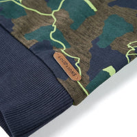 Felpa da Bambino Cachi Scuro Mélange 140 13243