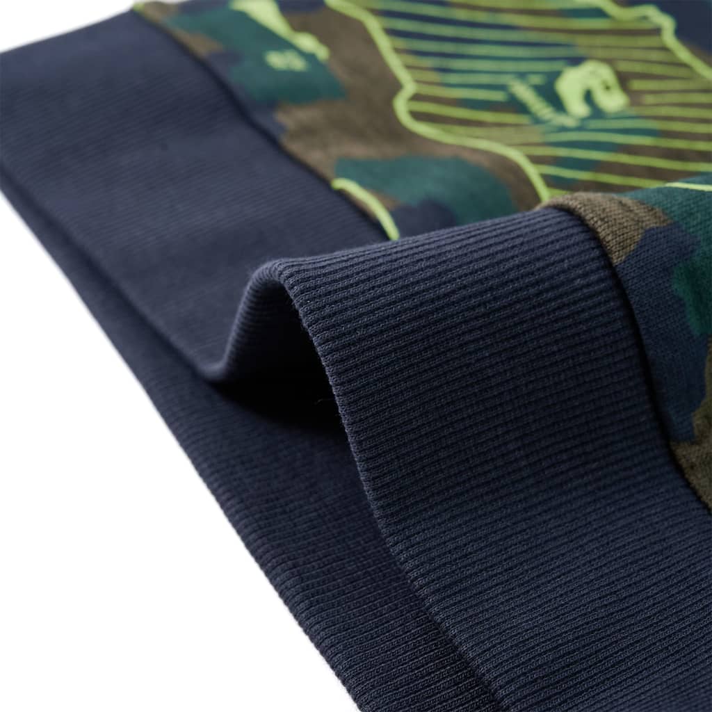 Felpa da Bambino Cachi Scuro Mélange 140 13243