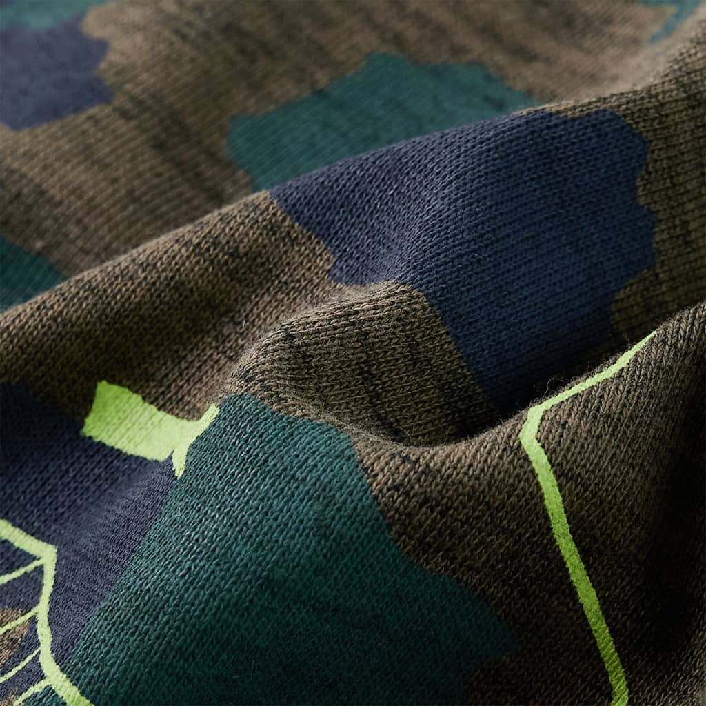 Felpa da Bambino Cachi Scuro Mélange 140 13243