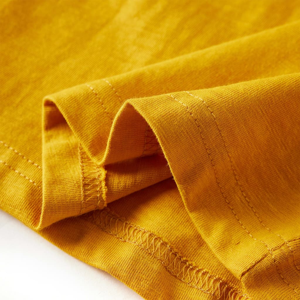 Maglietta da Bambina a Maniche Lunghe Ocra 128 13247