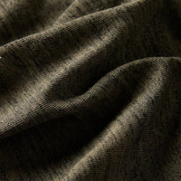 Maglietta Bambino Maniche Lunghe Cachi Scuro Mélange 128 13252