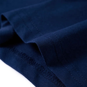 Maglietta da Bambino a Maniche Lunghe Blu Marino 92 13254