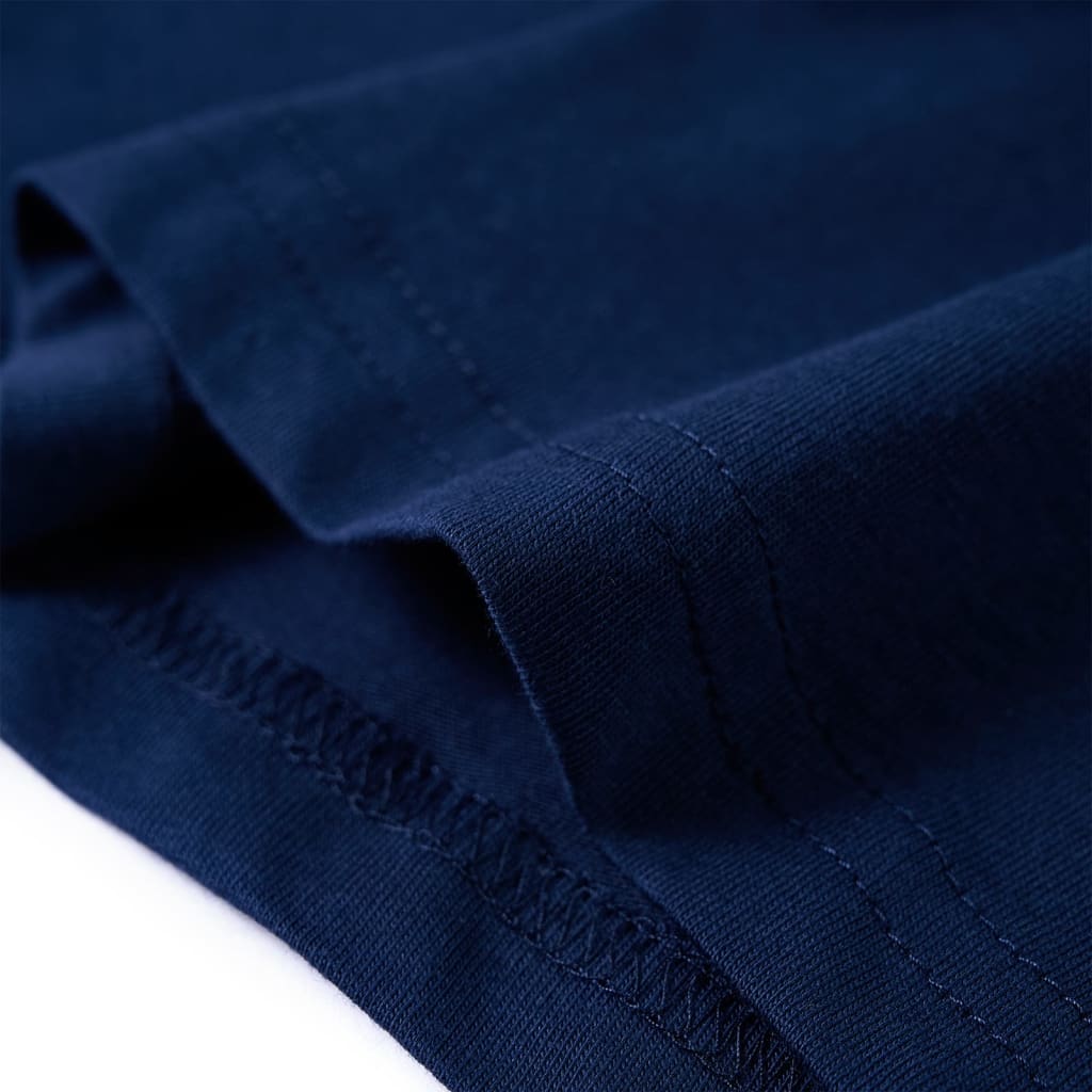 Maglietta da Bambino a Maniche Lunghe Blu Marino 104