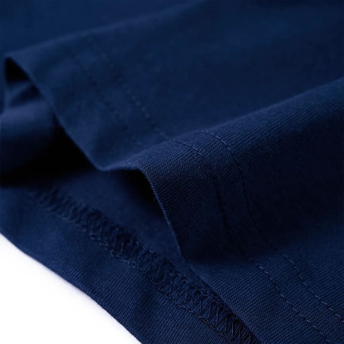 Maglietta da Bambino a Maniche Lunghe Blu Marino 128