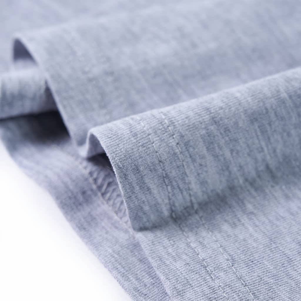 Maglietta Bambino a Maniche Lunghe Grigio Mélange 92 13259