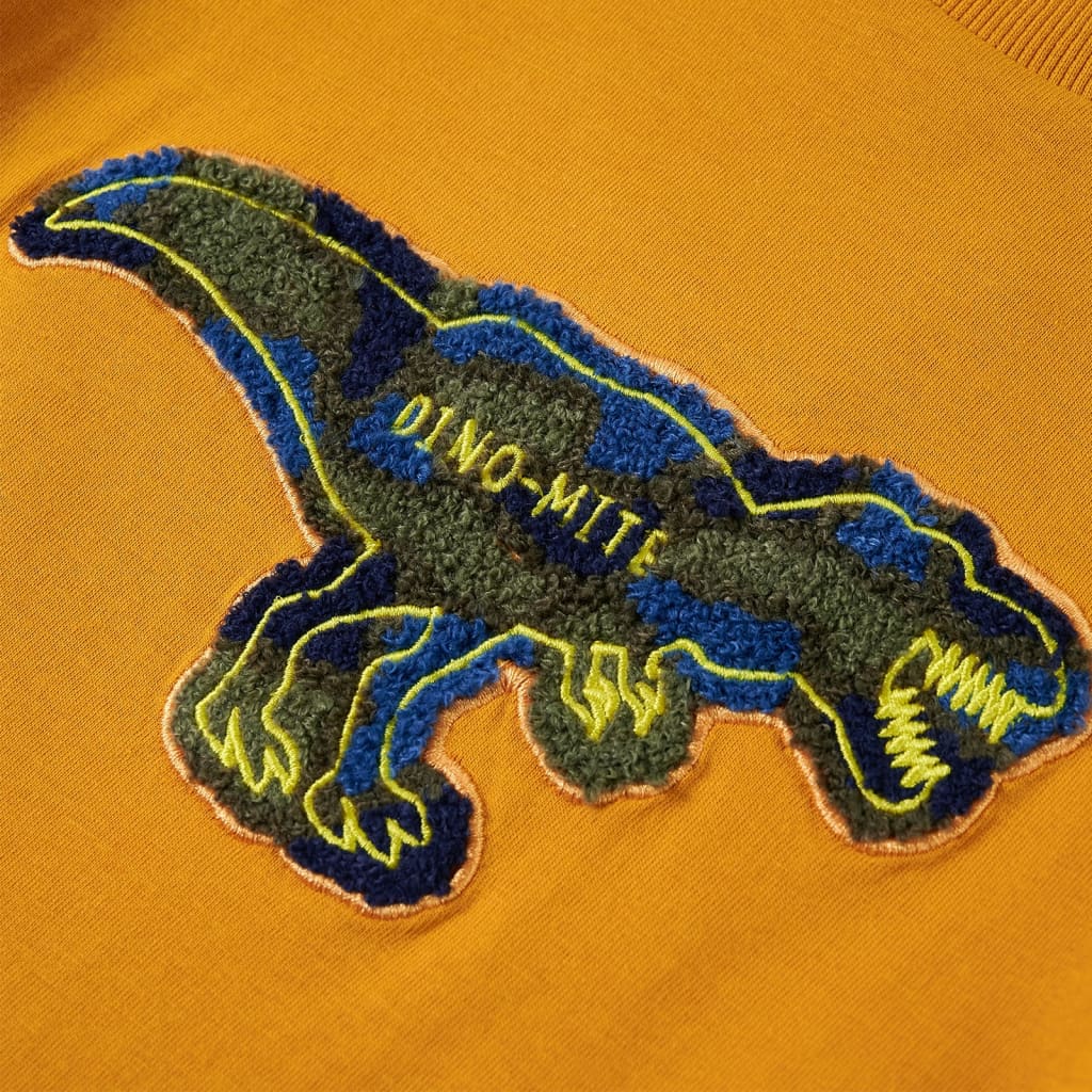 Maglietta da Bambina a Maniche Lunghe Ocra 92 13264