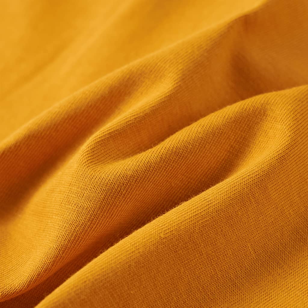 Maglietta da Bambina a Maniche Lunghe Ocra 128 13267