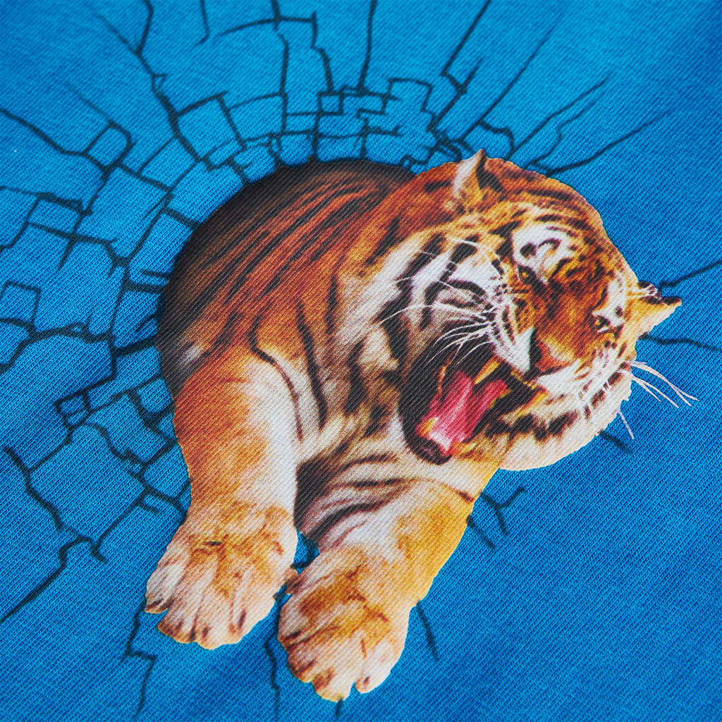 Maglietta da Bambino a Maniche Lunghe Blu Cobalto 92 13304