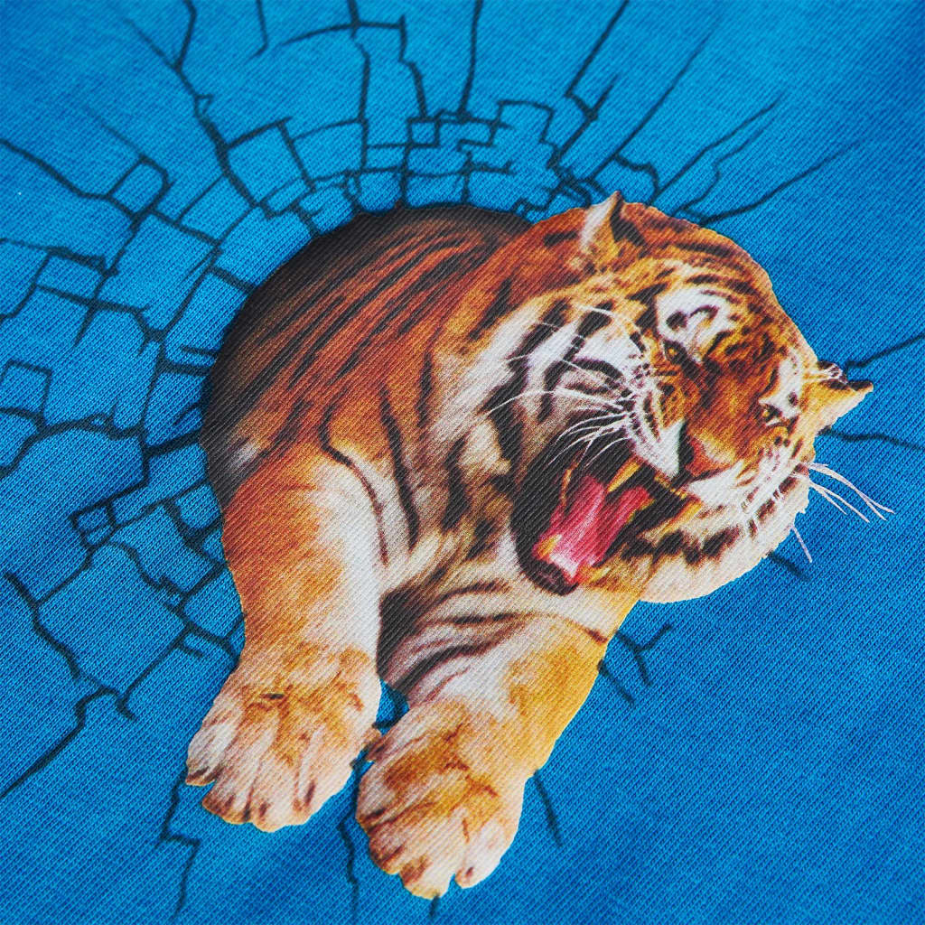 Maglietta da Bambino a Maniche Lunghe Blu Cobalto 104 13305