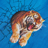 Maglietta da Bambino a Maniche Lunghe Blu Cobalto 104 13305