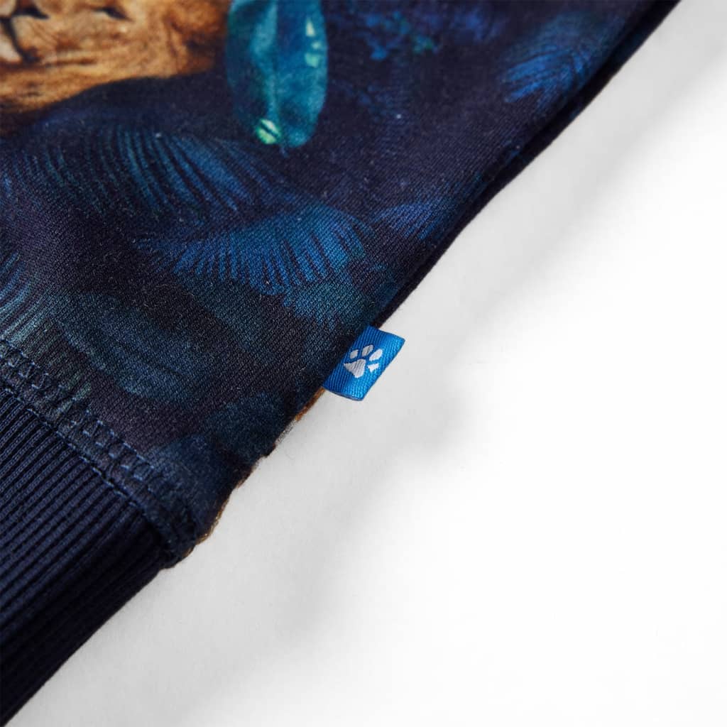 Felpa per BambiniBlu Marino 116 13316