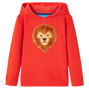 Felpa con Cappuccio da Bambino Rossa 116cod mxl 117285