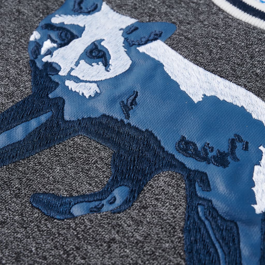 Felpa per Bambini Blu Marino Mélange 128 13342