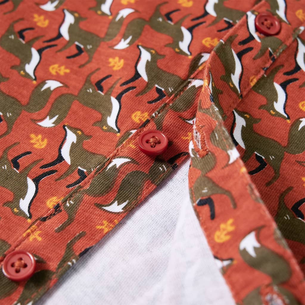 Camicia per Bambini Ruggine Chiaro 104 13345