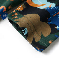 Pigiama da Bambino a Maniche Lunghe Verde Scuro 92 13364