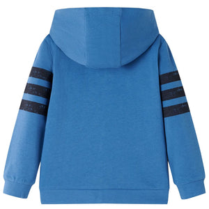 Felpa con Cappuccio e Cerniera per Bambini Blu 116cod mxl 132454