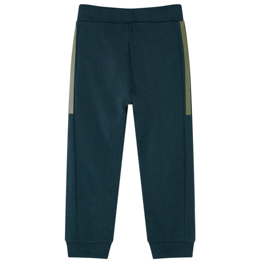 Pantaloni Tuta per Bambini con Coulisse Verde Muschio 140