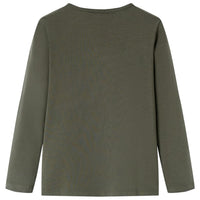 Maglietta per Bambini a Maniche Lunghe Cachi 104cod mxl 84106