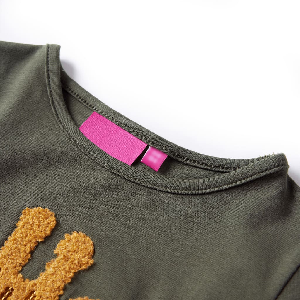 Maglietta per Bambini a Maniche Lunghe Cachi 104 13485