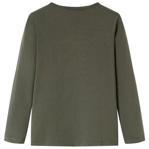 Maglietta per Bambini a Maniche Lunghe Cachi 116cod mxl 108082