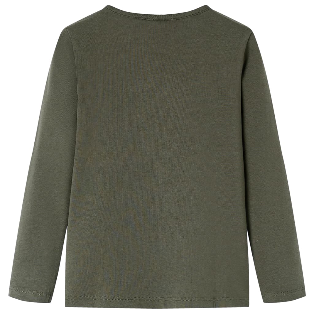 Maglietta per Bambini a Maniche Lunghe Cachi 128 13487