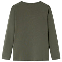 Maglietta per Bambini a Maniche Lunghe Cachi 128 13487