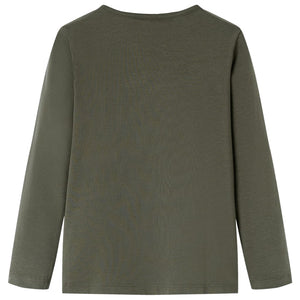 Maglietta per Bambini a Maniche Lunghe Cachi 140 13488