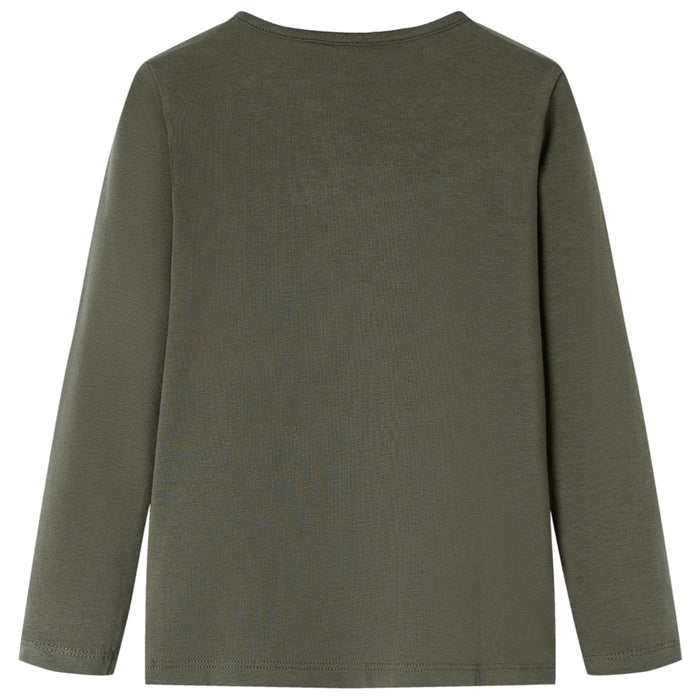 Maglietta per Bambini a Maniche Lunghe Cachi 140 13488