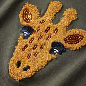 Maglietta per Bambini a Maniche Lunghe Cachi 140 13488