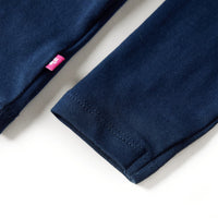 Maglietta per Bambini a Maniche Lunghe Blu Marino 92 13489