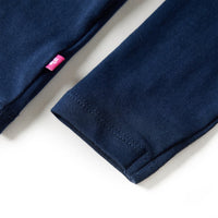 Maglietta per Bambini a Maniche Lunghe Blu Marino 140 13493