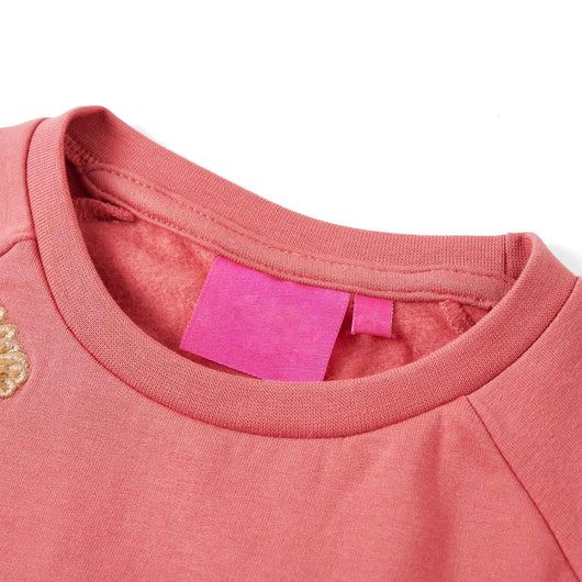 Felpa per Bambini Rosa Antico 128 13502
