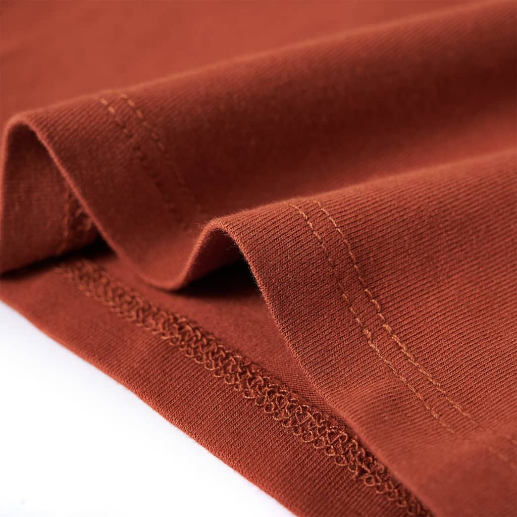 Maglietta da Bambina a Maniche Lunghe Cognac 92 13554