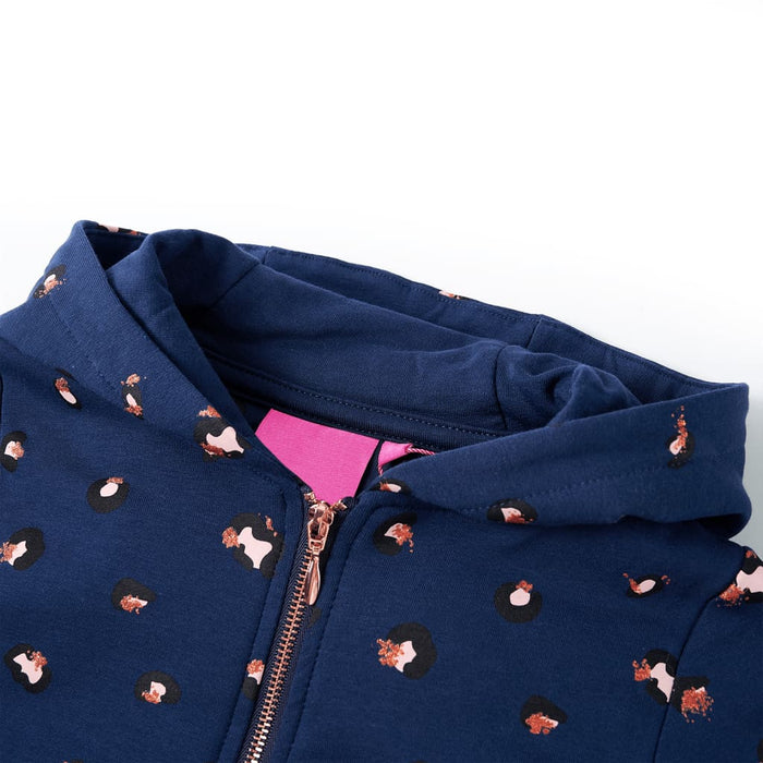 Felpa con Cappuccio per Bambini Blu Marino 128 13567