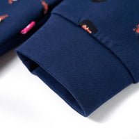 Felpa con Cappuccio per Bambini Blu Marino 128 13567