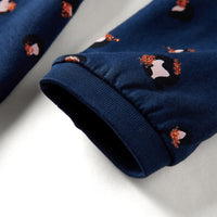 Abito da Bambina a Maniche Lunghe Blu Marino 92 13574