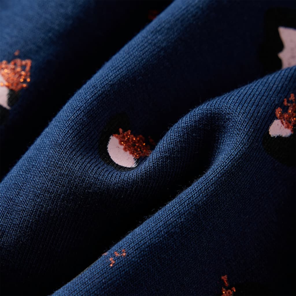 Abito da Bambina a Maniche Lunghe Blu Marino 92 13574