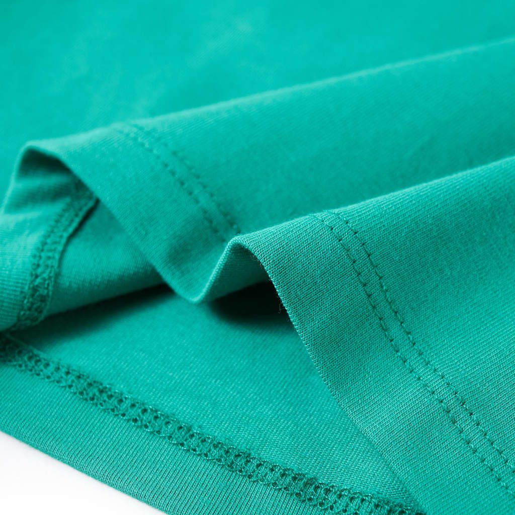 Maglietta Bambina Maniche Lunghe Verde Brillante 116 13581