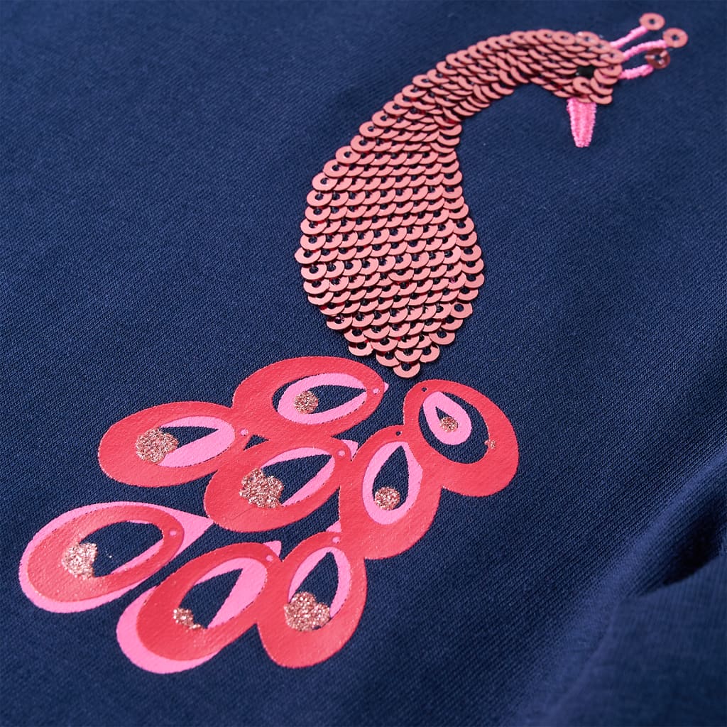 Maglietta per Bambini a Maniche Lunghe Blu Marino 92 13594