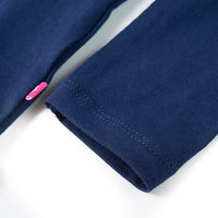 Maglietta per Bambini a Maniche Lunghe Blu Marino 92 13594