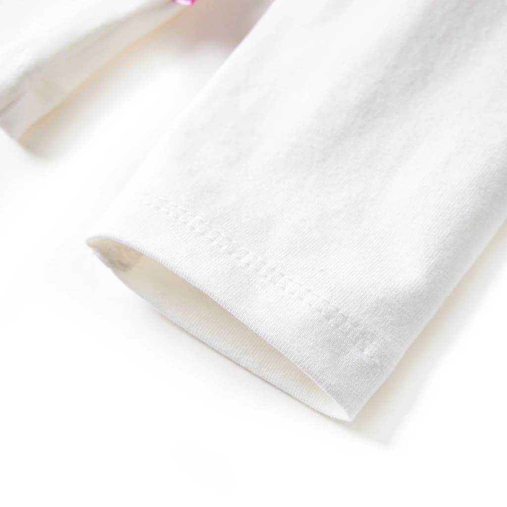 Maglietta da Bambino a Maniche Lunghe Pony Ecrù 92 13624