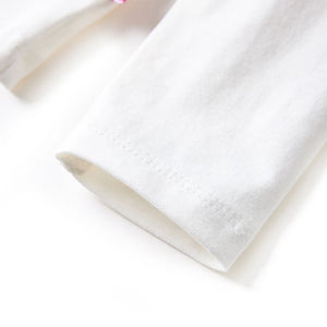 Maglietta da Bambino a Maniche Lunghe Pony Ecrù 92 13624