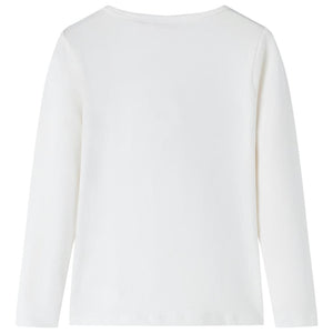 Maglietta per Bambini a Maniche Lunghe Pony Ecrù 116 13626