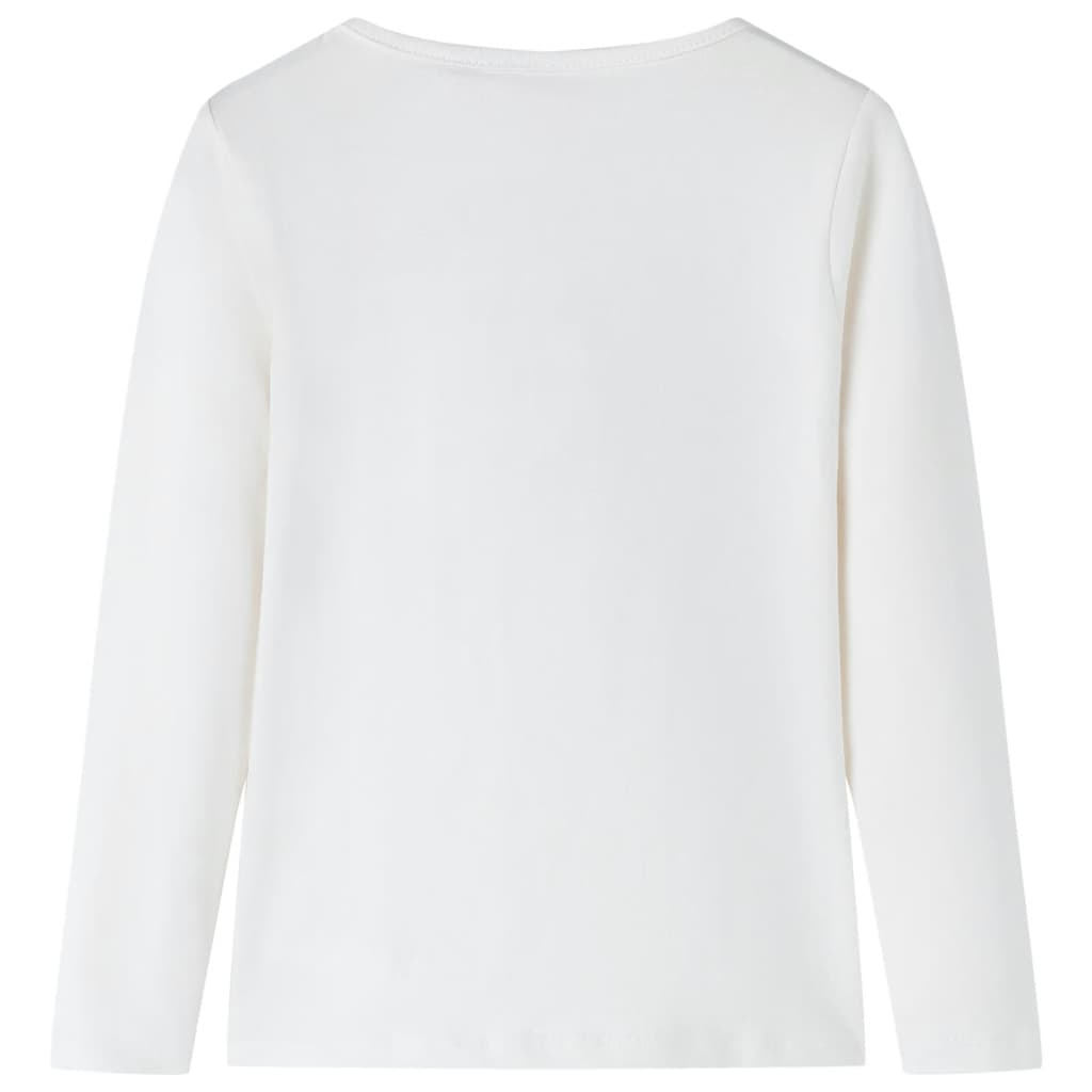 Maglietta per Bambini a Maniche Lunghe Pony EcrÃ¹ 128cod mxl 93070