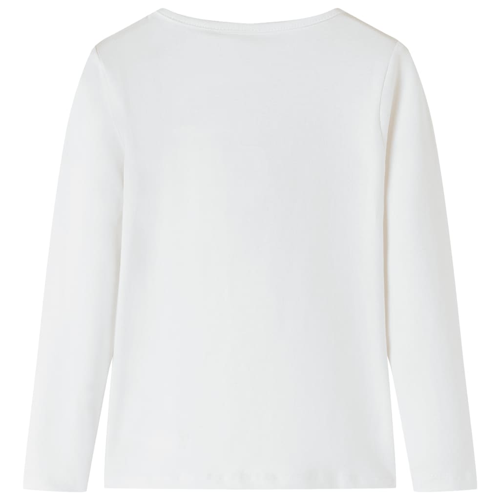 Maglietta per Bambini a Maniche Lunghe Pony Ecrù 140 13628